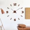 Creative Wall Clock Stickers Modern Brief Retro Wall Clock Living Room Aesthetic Kitchen Design Clocks Luxury Home Decoration