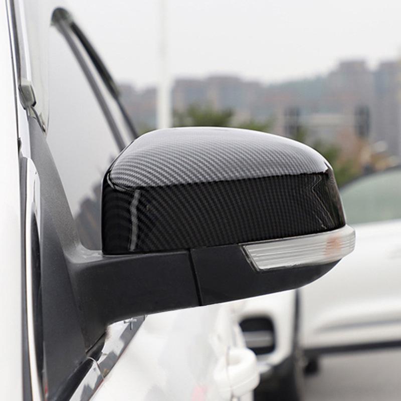 Vhodný kryt zpětného zrcátka pro 08-14 Ford Mondeo MK4 - Vzor karbonových vláken