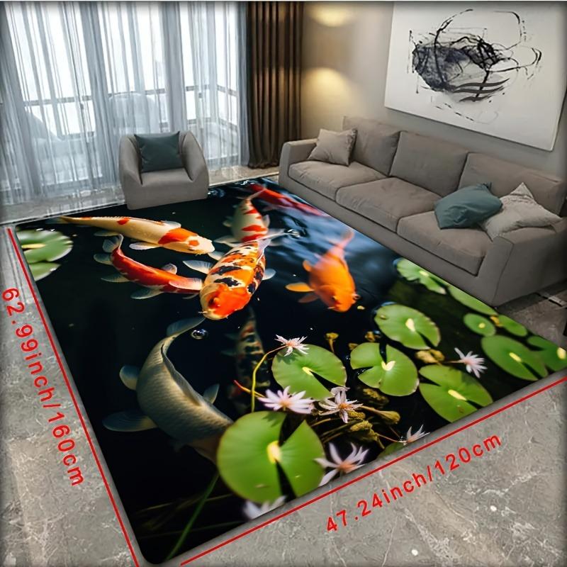 1PC Fish Kitchen Rugs Non-Slip Home Door Mats Pop design Bathroom Rugs Bath Mat Carpet for Home Sink Laundry Decor