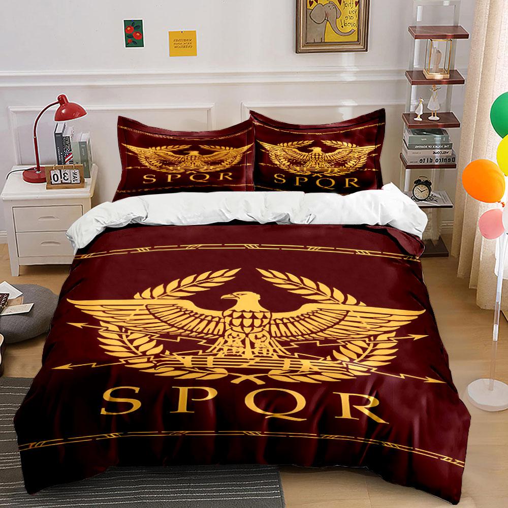 Golden eagle with laurel. Bedding sets Duvet cover sets Duvet covers Pillowcases(1* Duvet Cover 2* Pillowcases without duvet insert)