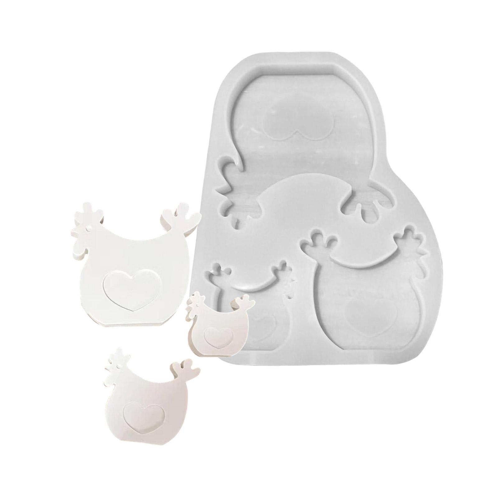 

Hen Candle Mould Chicken Silicone Molds Ornament Molds Animals Castings Molds Handmade Plasters Molds Craft Supplies