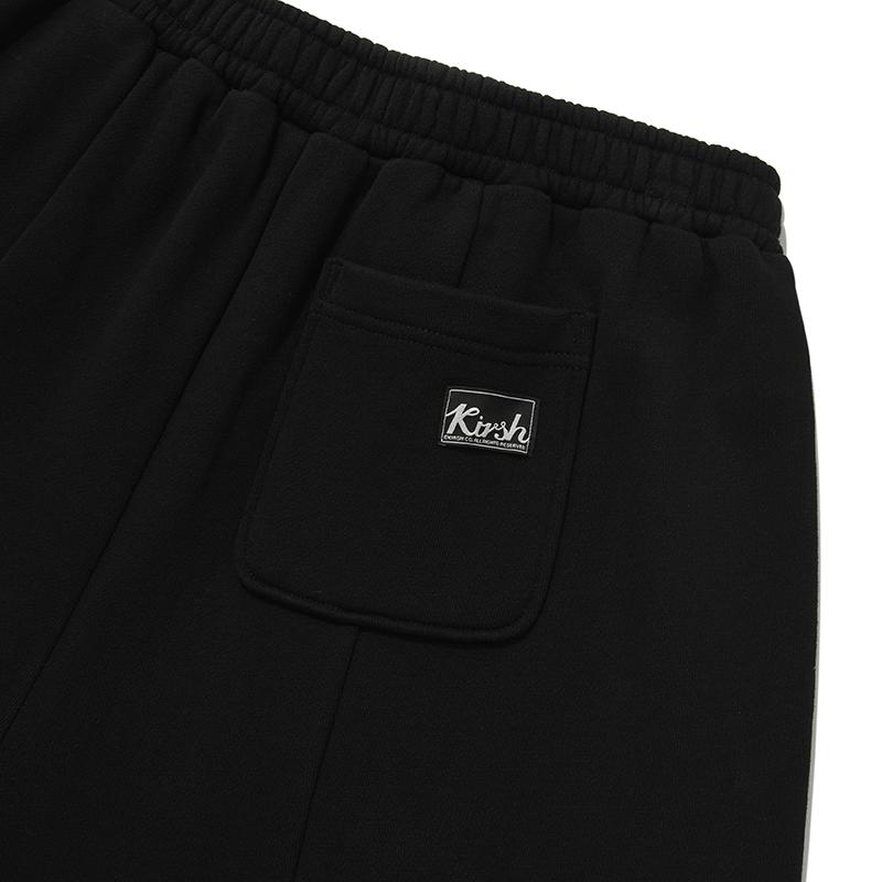 KIRSH Unisex Heavyweight Tuck Point Sweatpants [Black]