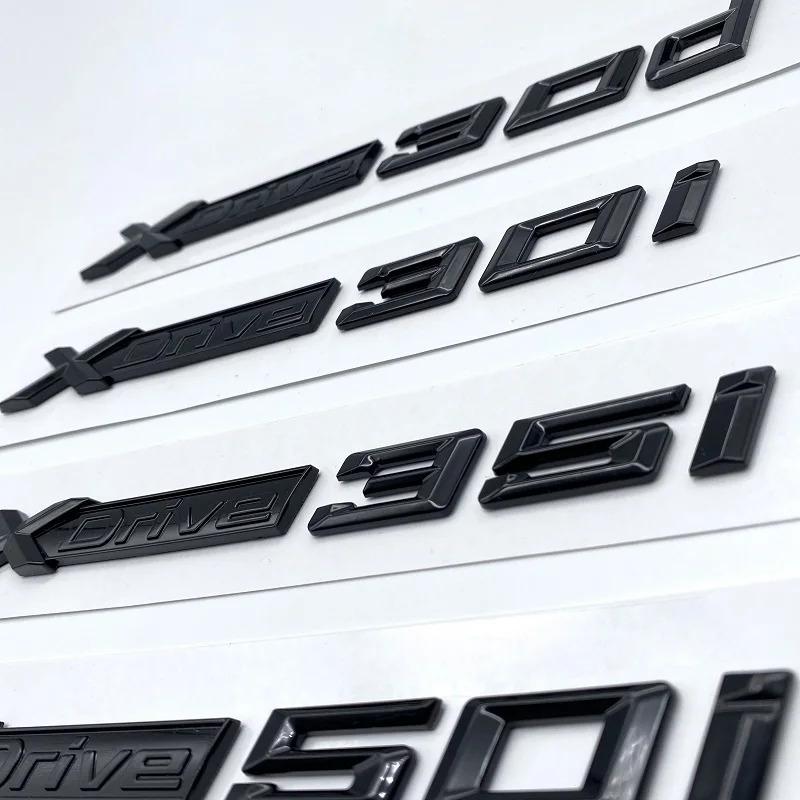 Neue Schriftzug XDrive28i XDrive30i XDrive35i XDrive40i XDrive48i XDrive50i XDrive30d Für BMW X5 Auto Hinten Stamm Emblem Sticke