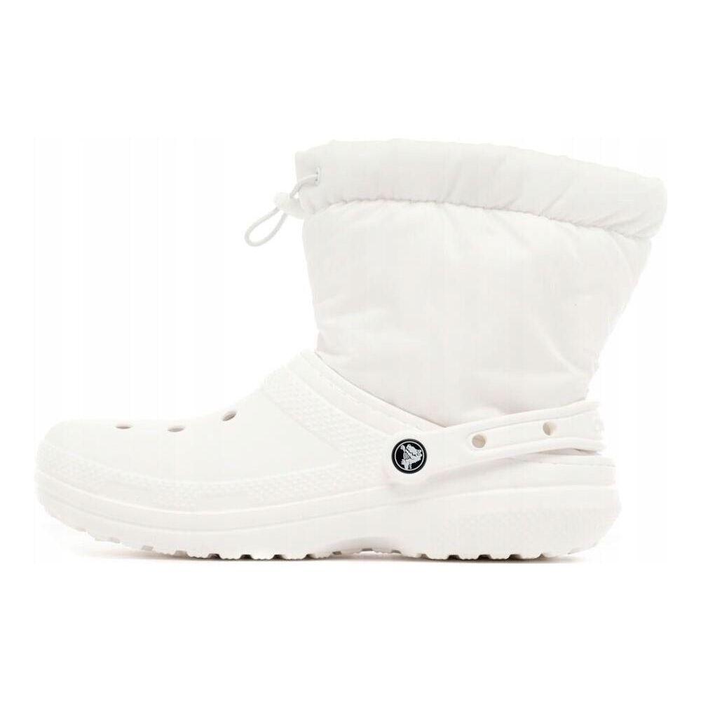Crocs Classic Lined Neo Puff Comfortable Daily Short Boots Women boots White 206630-143