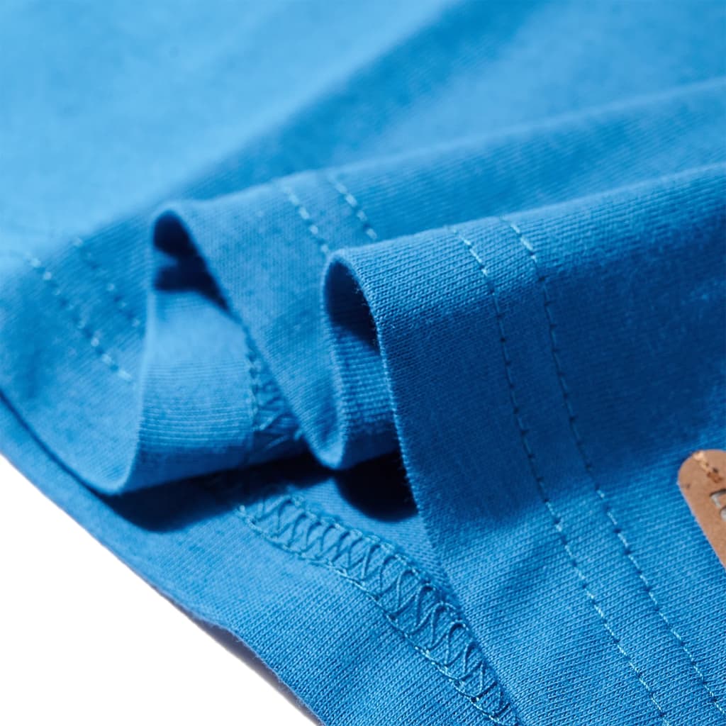 Kids Long Sleeve T Shirt In Petrol Blue Size 104