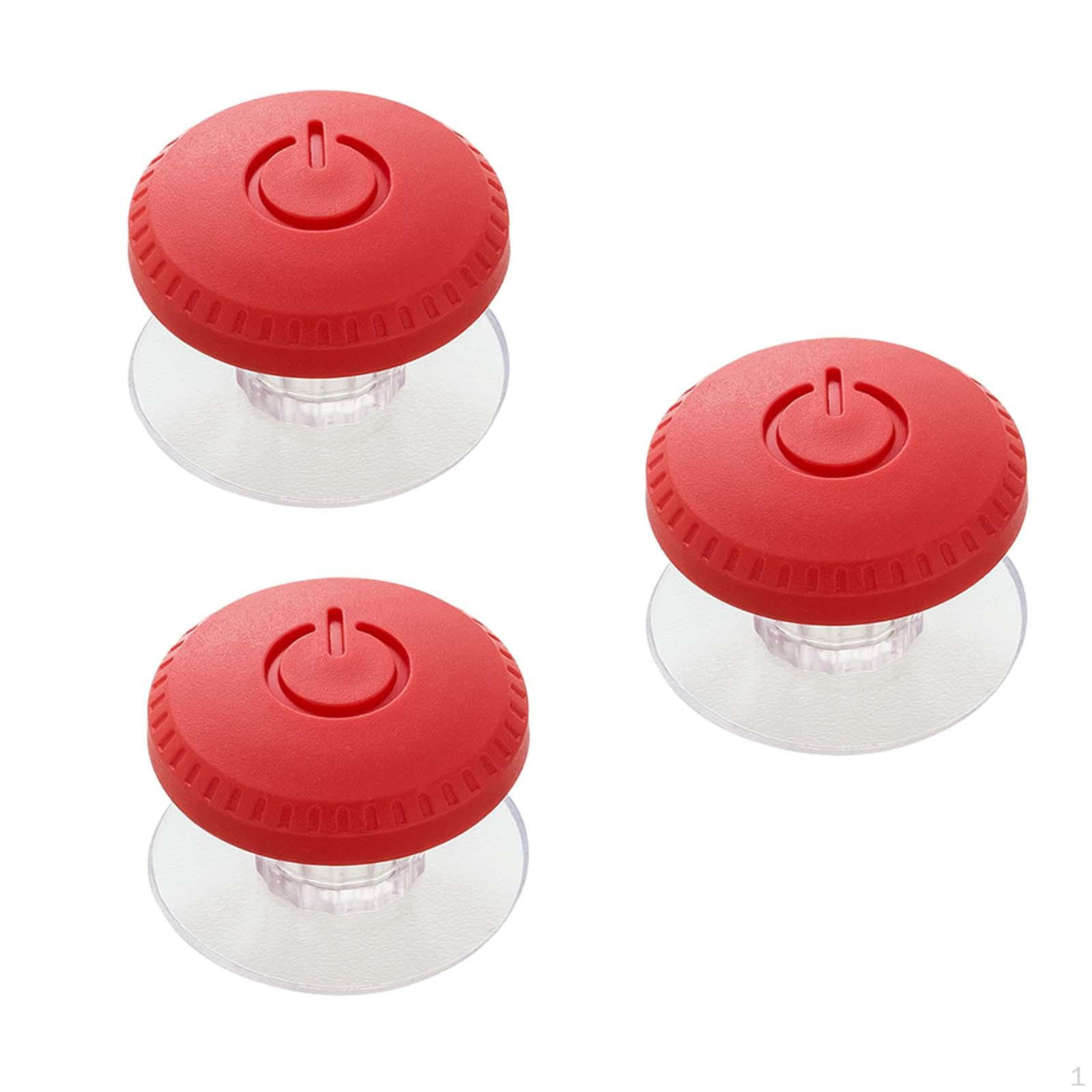 

3 шт. Кнопка смыва унитаза бачок Творческий хостел Простой многофункциональный легкий красный