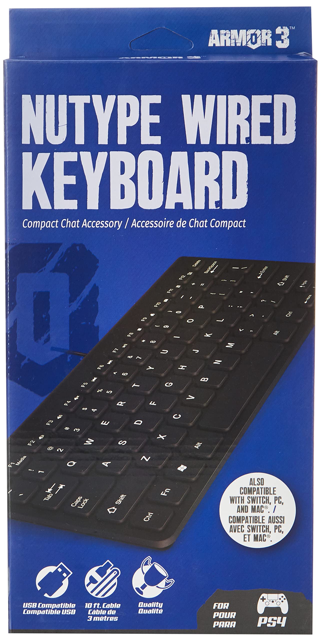

[Compatible with PS4™/Switch™/PC!] NUTYPE WIERD KEYBOARD Makes typing easier while gaming