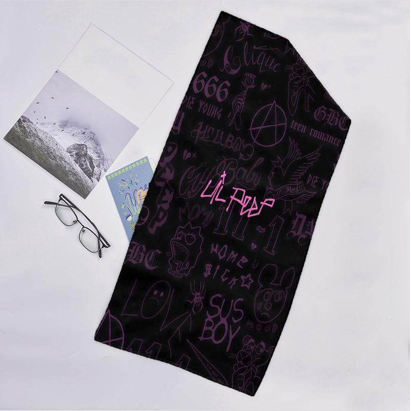 Neon Style Lil Peep Fashion Beach Towel: Ideal for Summer Adventures Soft, absorbent and quick drying suitable for swimming and bathing