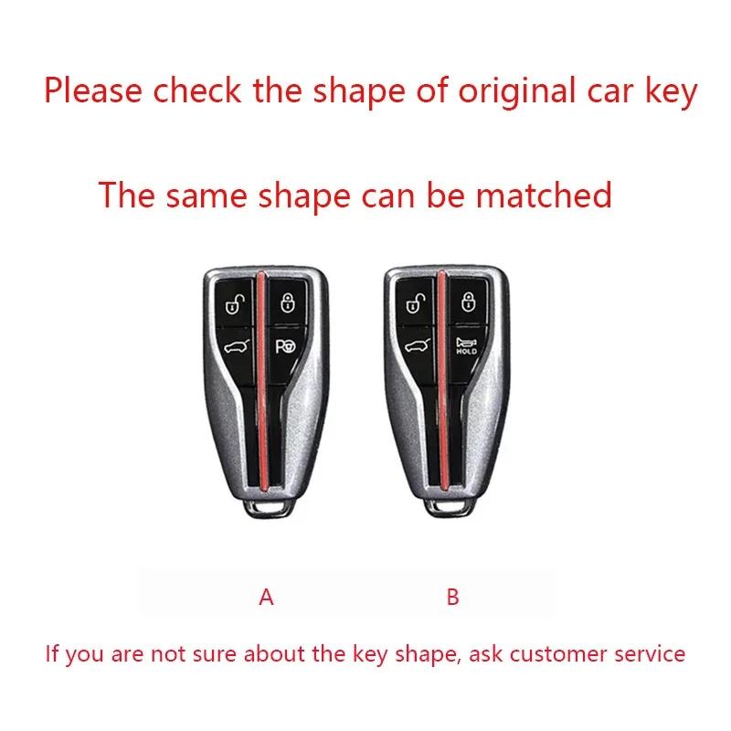Zinc Alloy Car Remote Key Fob Case Cover For FAW Hongqi HS5 19 HS7 HS9 H5 H9 H7 L5 HS3 L9 Auto Accessories