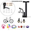 Bike Pump, Air Bicycle Pump Inflator for Presta and Schrader Valve Tire Ball Bike Portable Pumps 160PSI & 11BAR