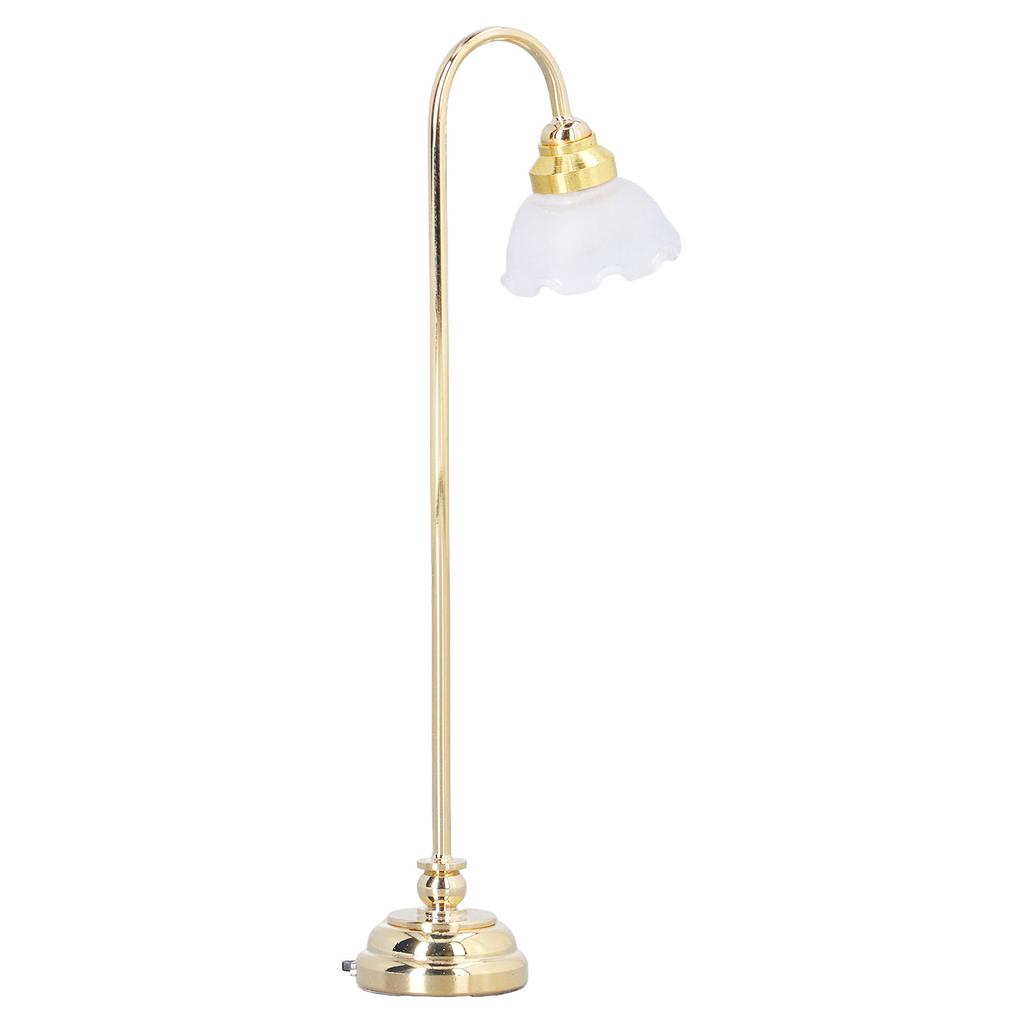 Miniature Dollhouse Floor Lamp 1/12 Scale Miniature Furniture for Dollhouse Accessories