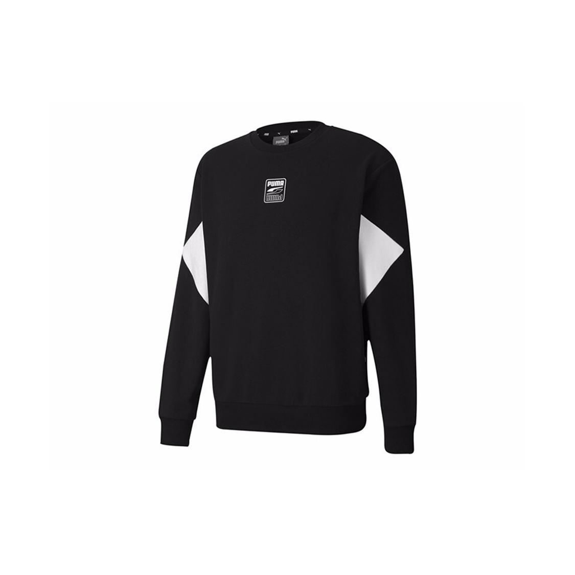PUMA Herren Sweatshirts  Black White  Men s 585271-01 M
