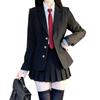 High School Girl Uniform Cosplay Student Uniform JK Uniform Set Headband Blazer Skirt School Fashion Graduation Suit Anime Halloween Cosplay Event