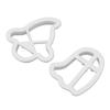 2pcs Small Ghost Cookie Cutters ABS Material Biscuit Cutter for Holiday Decoration Party Supplies Ba