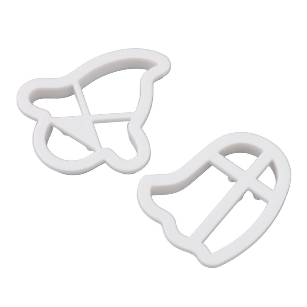 2pcs Small Ghost Cookie Cutters ABS Material Biscuit Cutter for Holiday Decoration Party Supplies Ba