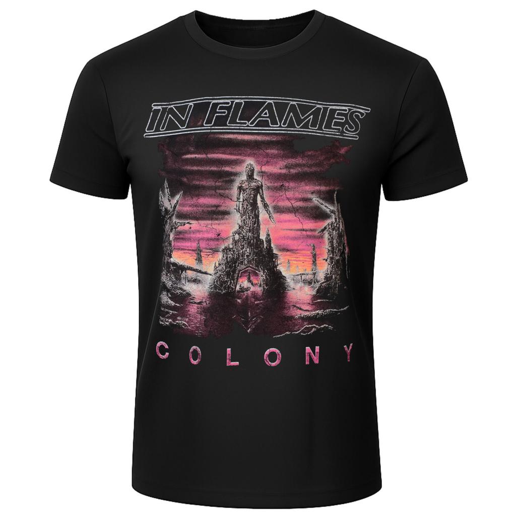 New Summer in Flames Graphic Cotton Tshirt Unisex Summer Short Sleeve Fashion Brand Tee Luxury Casual Vintage Tees