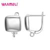 Real 100% S925 Sterling Silver Findings Earrings Leverback Earwire Fittings Components Accessories Handmade Supplies