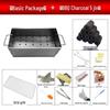 Portable One-Person Charcoal Grill: Outdoor/Indoor BBQ Skewer Stove