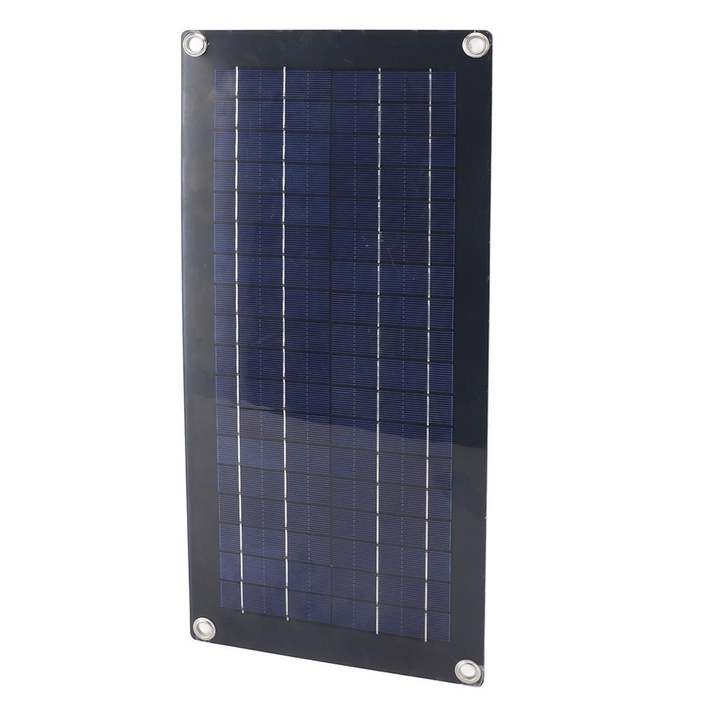 20W 18V Solar Panel Phone Charger Lightweight Portable Mini Solar Charger Power Bank for Hiking Camping Traveling