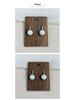 S925 Sterling Silver Pearl & Zirconia Stud Earrings - Elegant & Versatile Design E048