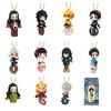 Ægte Skalamodel Dukke Vedhæng Demon Slayer Kamado Tanjirou Nezuko Tokitou Muichirou Action Figur Legetøj Formbar Leddelt Detaljeret Bevægelig