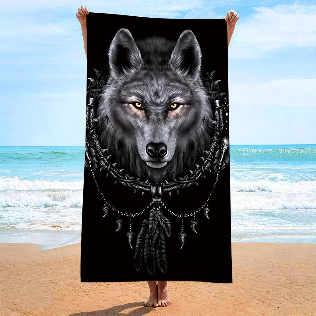 70x140 Microfiber Custom Printed Beach Towel - Absorbent & In Stock