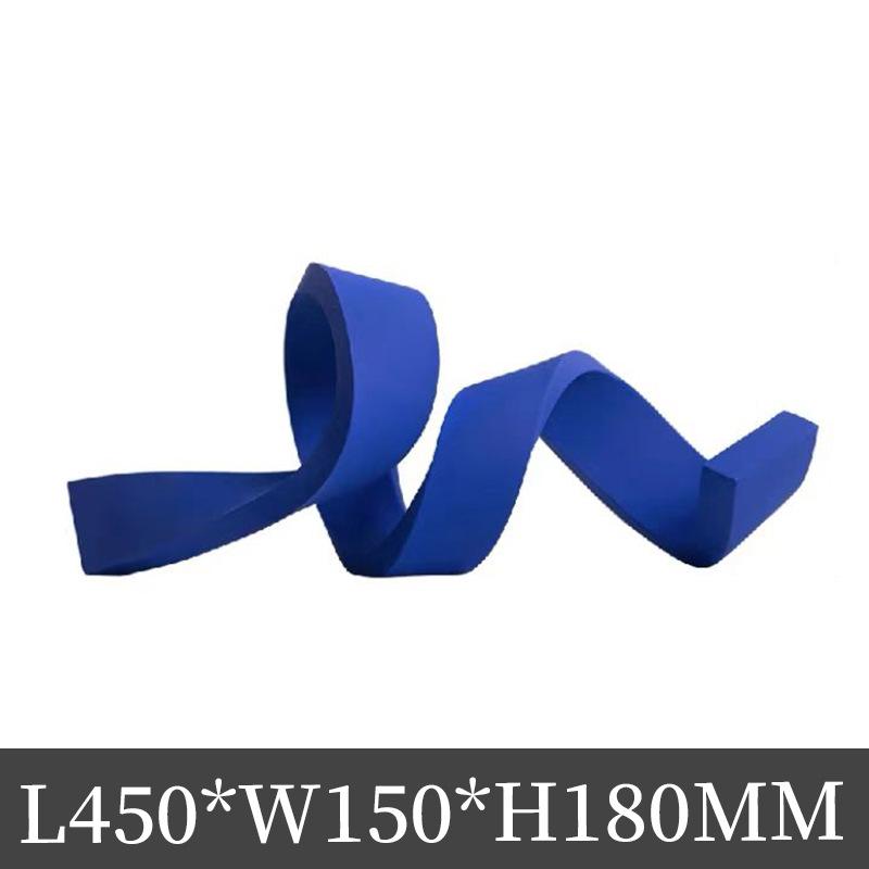 

Colorful Twisted Ribbon Ornament for Home, Hotel, or Model Room Decor