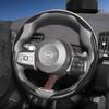 Geeignet für Mini Carbonfaser-Textur Lenkradabdeckung mit segmentiertem Schnellverschluss-Design, Langlebig, für Modelle wie Cooper 3-Türer