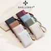 Baellerry Fashion Design Short Wallets for Women Men Casual Classic Bi-fold Purse Zipper Money Pack