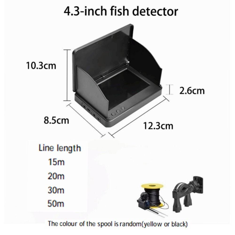 Handheld Underwater Fishing Camera 4.3 Inch LCD Portable Fish Depth Finder Winter Fishing