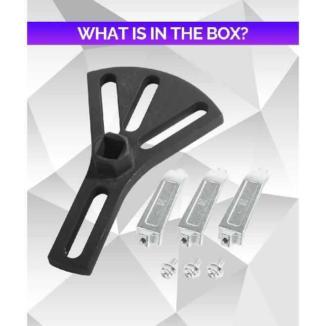 RACOONA Fuel Pump Removal Tool,Car Accessories Fuel Pump Tool Automotive Specialty Tools,5.31"-7.17" Adjustable Fuel Pump Lock Ring Tool,Lock Ring