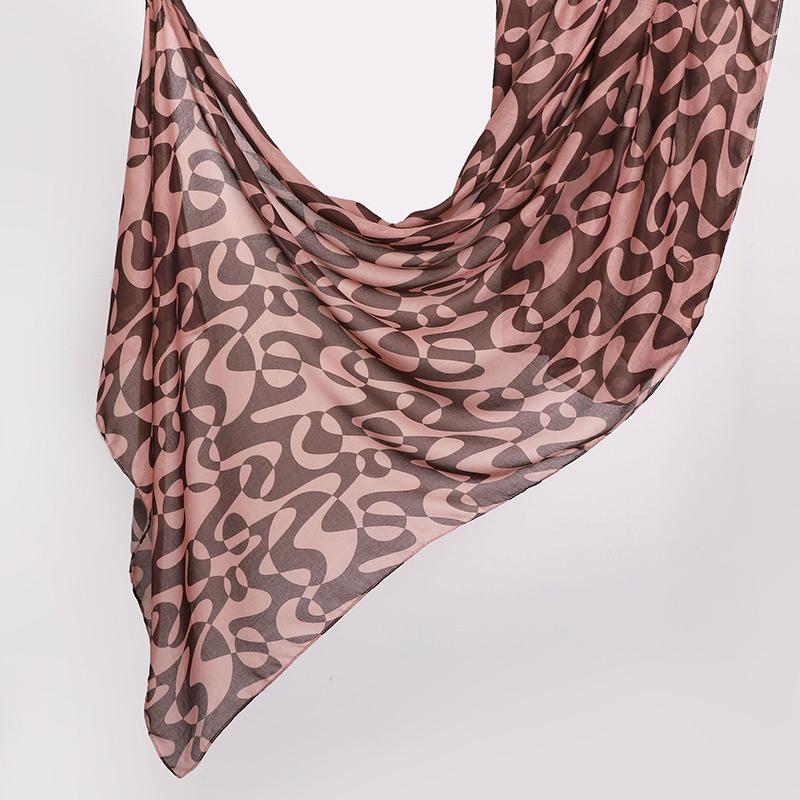 Women Ramadan Hijab Leopard Print Bohemian Watercolor Soft Muslim Hijabs Floral Breathable Shawl Wrap Scarf Islamic Turban