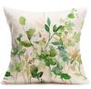 Tropical Plant Decoration Pillow Cover Green Leaf Pattern Pillow Cover Cushion Cover Home Decoration Sofa Decoration