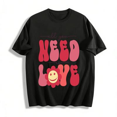 T All You Need Is Love Pure Cotton T-shirt