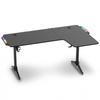 Bureau d'Angle Gaming - Spirit Of Gamer - 160 Cm - Rétroéclairé - Support Casque - Porte Gobelet