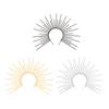 Spiked Headband for Bride Crowns Hairband Stage Performances Hairhoop Female Crownpiece Elegant Church Headpiece