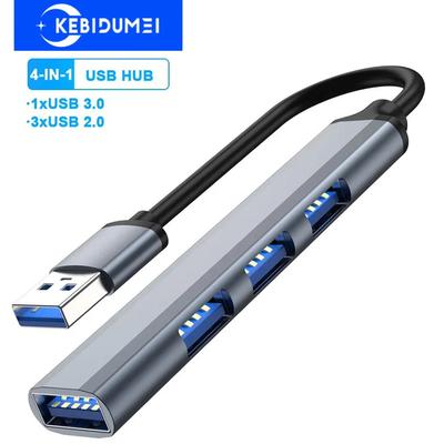 4v1 USB Huby USB 3.0 Hub Multi USB Rozbočovač 5Gbps Vysokorychlostní Přenos OTG Adaptér USB Dokovací Stanice pro PC Notebook