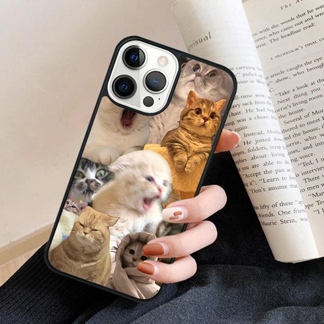 The Most Delightful Cat Phone Case Cover For iPhone 17 Air 16 15 14 plus 11 12 13 pro max coque Shell Fundas