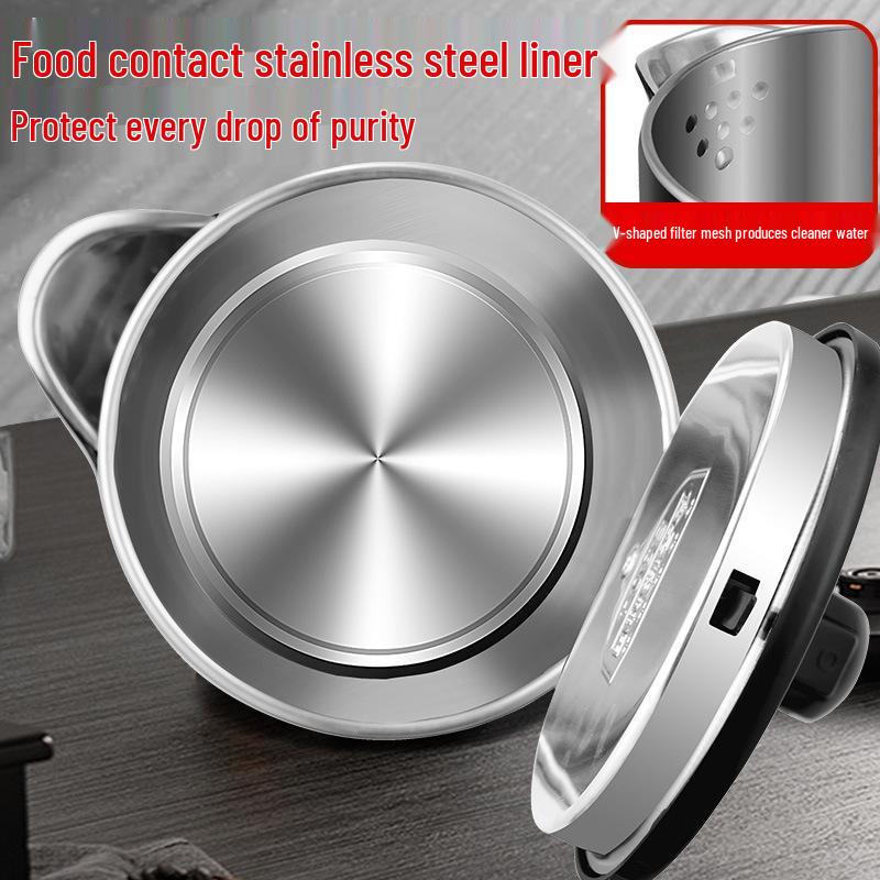 Durable Electric Kettle with Integrated Insulation, Large Capacity, and Fully Automatic Features