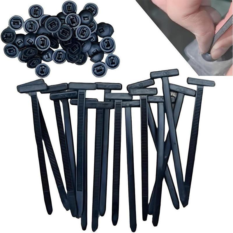 Multi-Purpose Cable Tie & Retainer Set for Underbody Shields, Fenders, Mudguards, and Trunks