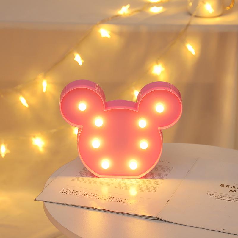 Swan, Cactus, Giraffe Shaped LED Night Light – Colorful Festival Decoration