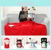 Christmas Cartoon Fleece Blanket For Kids With Soft Faux Fiber For Holiday Gift