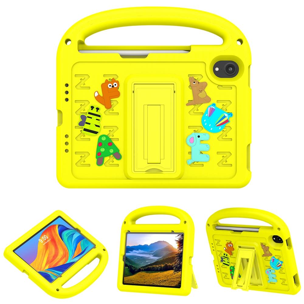 For Apple iPad mini 6 7 2021 2024 A17 Pro A2567 A2568 A2993 A2995 A2996 Case Kids Safe Cartoon Letter Portable EVA Foam Shockproof Stand Tablet Cover
