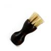 Gourd Shaped Shoe Brush Beech Wood Handle & Natural Pig Bristles for Polishing Cleaning Ash Removal, Multifunctional Care Tool