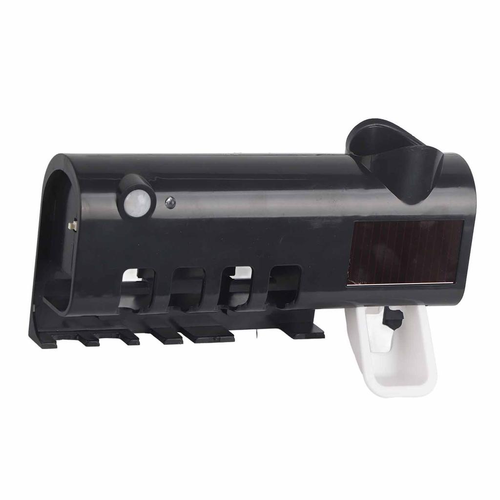 Zahnbürstenhalter Reiniger Wandmontiert Smart Sicher UV Zahnbürstenständer mit Zahnpastaspender für