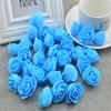 50pcs Artificial Flowers PE Foam Roses Head Bear Handmade Wedding Home Garden Holiday Party Decor Scrapbook Gifts Box Diy Wreath