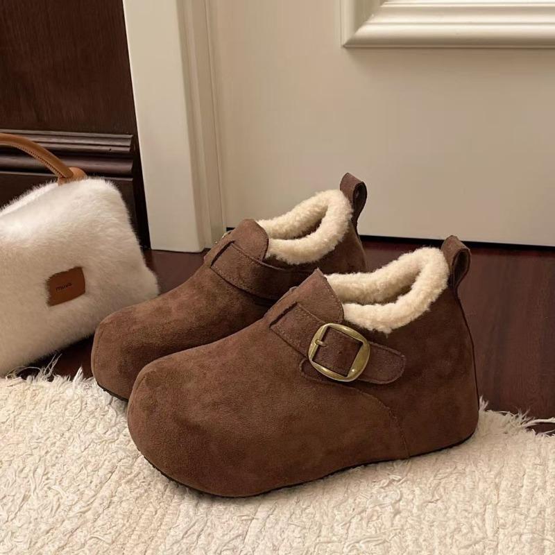 High-top Shoes with Fleece Lining and Full Coverage - New Style Snow Boots, Best-selling Cotton Shoes