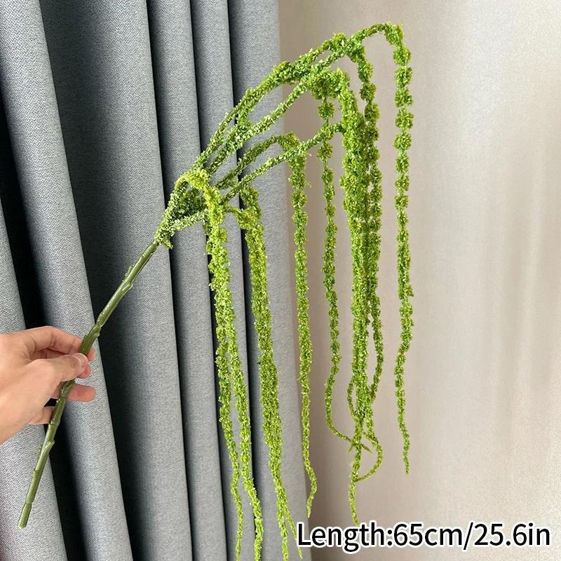 Artificial Plant Home Decoration Simulation Weeping Willow Hanging Willow Leaf Vine Wedding Party Background Decorative