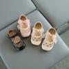Petites Chaussures en Cuir pour Filles Printemps Nouvelles Chaussures pour Enfants Semelle Souple Antidérapante Chaussure pour Fille Nœud Papillon Chaussure Simple pour Fille Chaussures de Princesse