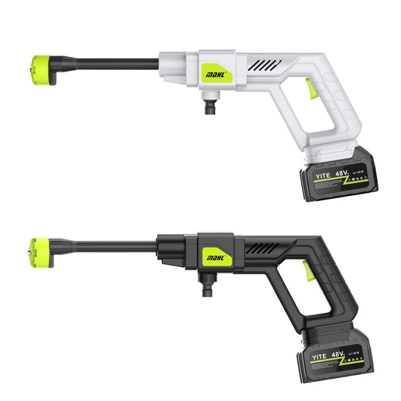 Pistol portabil fără fir cu litiu pentru spălarea mașinii: Pistol de apă de înaltă presiune pentru uz casnic